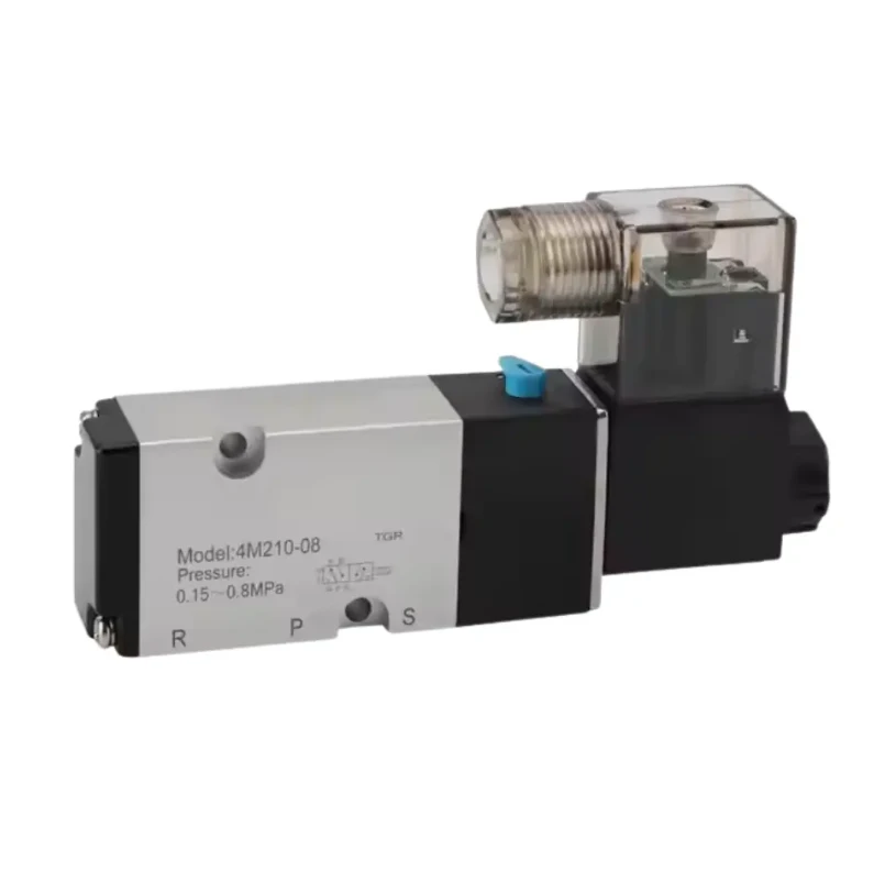 2- Yo'l 5- Port yuqori bosimli pnevmatik solenoid varve (0-10 MPA)