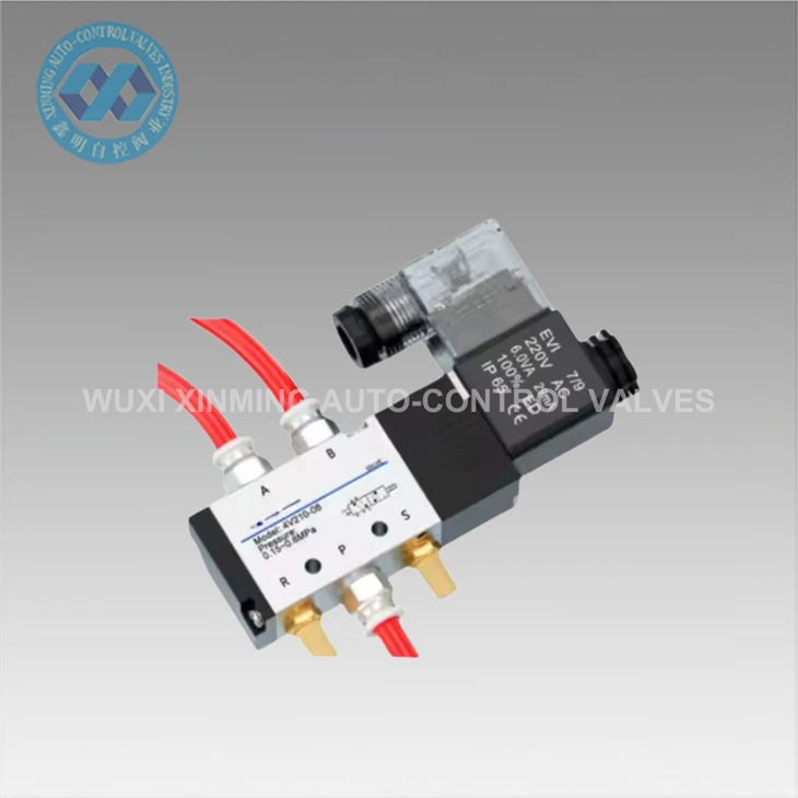 Alyuminiy qotishol pnevmatik solenoid vanv 52 AC220v 110V