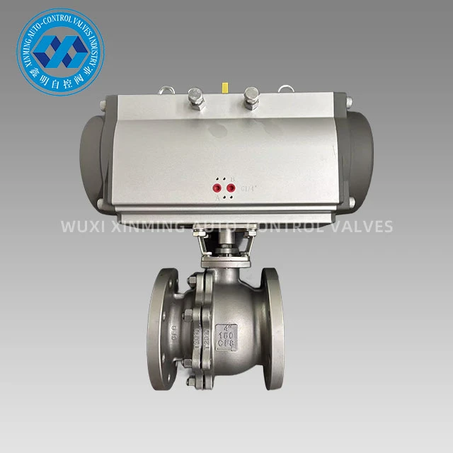 Pnevmatik aktuator metall{0}}to-metall gardish sharsimon valf