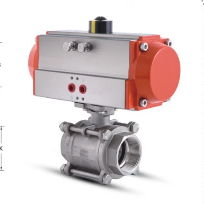 Precision Flow - Controlling Pneumatic Thread Ball Valve: 90° Rotation For High - Efficiency Opening And Closing
