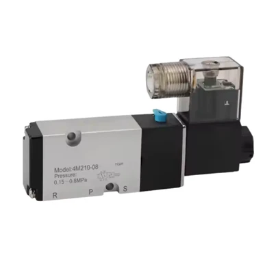 2- Yo'l 5- Port yuqori bosimli pnevmatik solenoid varve (0-10 MPA)
