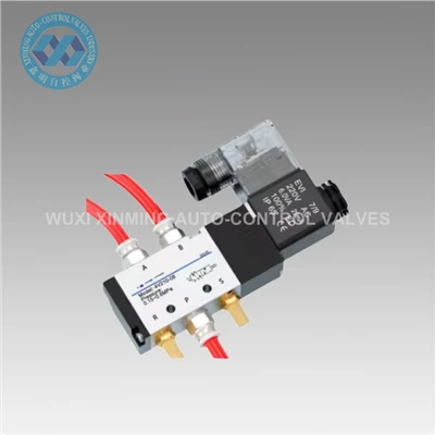 Alyuminiy qotishol pnevmatik solenoid vanv 52 AC220v 110V
