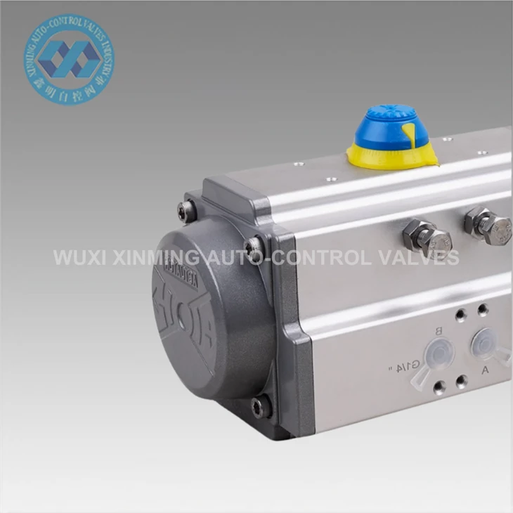 Valf pnevmatik aktuator RT / AT / DA52 Yakuni valfi klapan pnevmatik bosh silindr mexanizmi